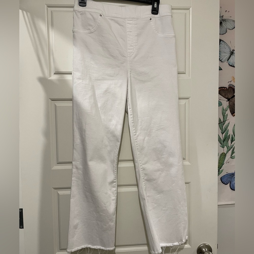 👻Spanx white crop Jean 👻